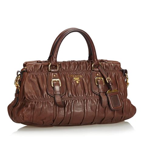 occasioni borse prada milano marrone|Borsa Prada 402689 .